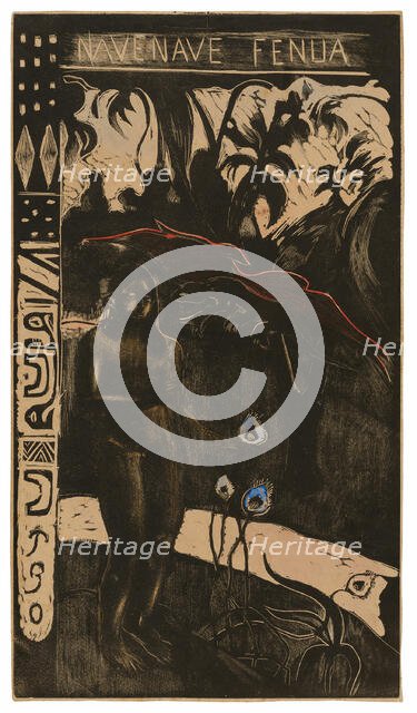Nave nave fenua (Delightful Land), from the Noa Noa Suite, 1893/94. Creator: Paul Gauguin.