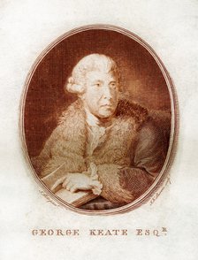 George Keate, author, painter and friend of Voltaire, 1781.Artist: John Keyse Sherwin