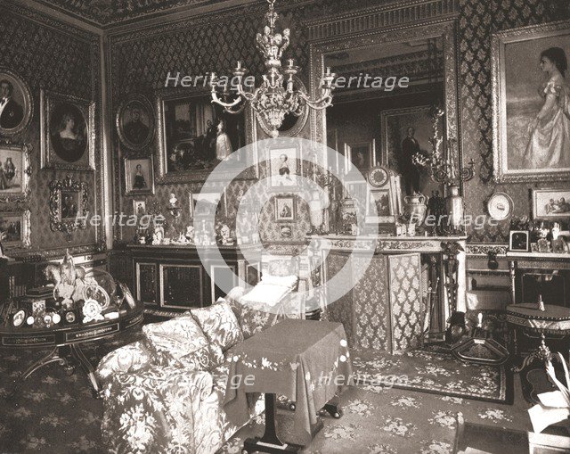 The Queen's Sitting Room, Windsor Castle, Berkshire, 1894. Creator: Unknown.