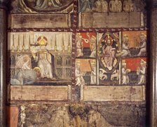 Wall painting of the apocalypse of St John, Chapter House, Westminster Abbey London, c2009. Artist: Unknown.