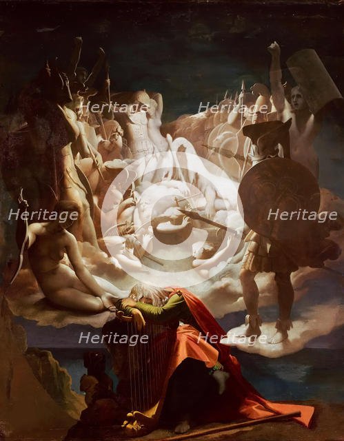 The Dream of Ossian, 1813. Creator: Ingres, Jean Auguste Dominique (1780-1867).