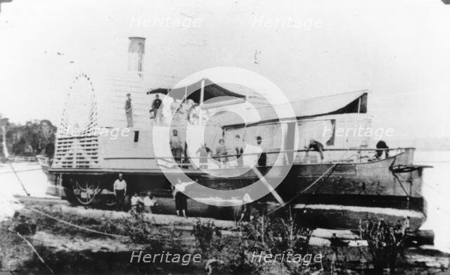 Paddle Steamer (Ipswich), c1880s. Creator: Unknown.