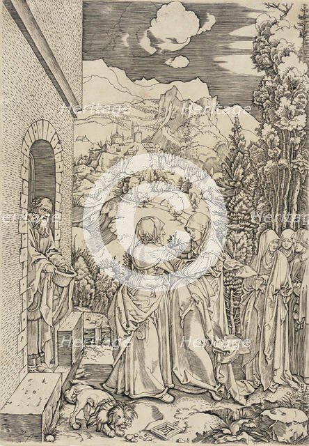 The Visitation, between 1505 and 1515. Creators: Marcantonio Raimondi, Albrecht Durer.