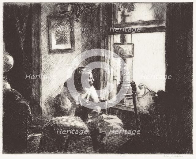 East Side Interior, 1922. Creator: Edward Hopper.