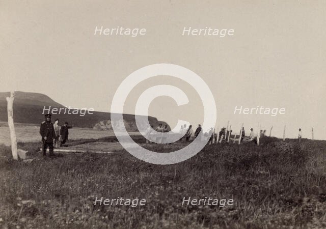 Laying the Foundation for a House, 19 July, 1889. Creator: Unknown.