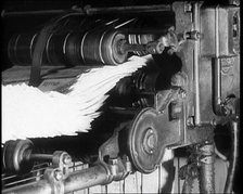 A Printing Press Running, 1933. Creator: British Pathe Ltd.