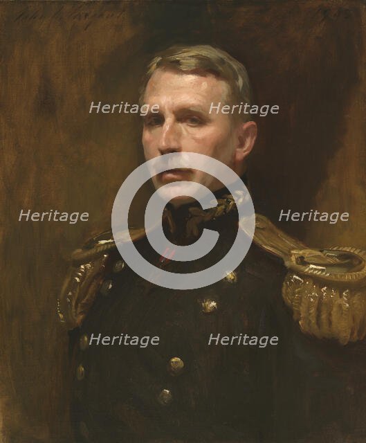 Leonard Wood, 1903. Creator: John Singer Sargent.