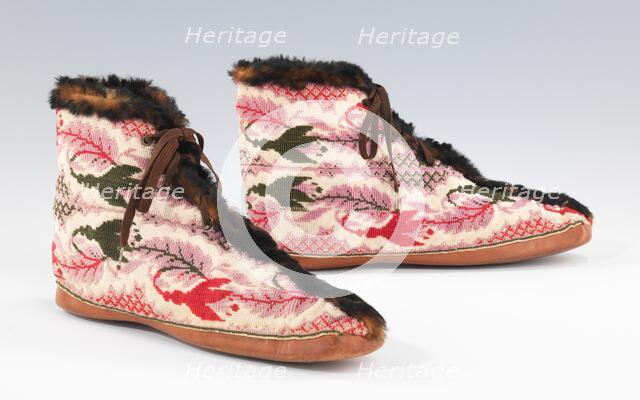 Carriage boots, American, 1870-1890. Creator: Unknown.