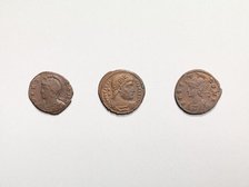 Bronze Coins, Coptic, 4th-7th century. Creator: Unknown.