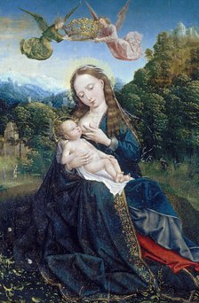 Rest on the Flight into Egypt, 1515-1525. Creator: Master of the Mansi Magdalen.