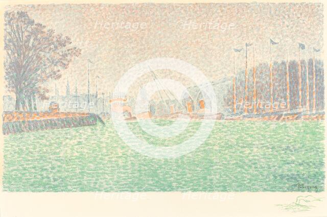At Flushing (A Flessingue), 1895. Creator: Paul Signac.