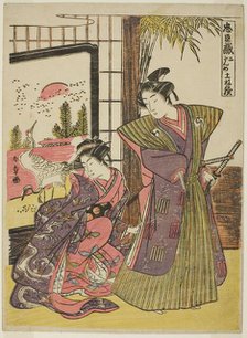 Act Two: The House of Kakogawa Honzo from the play Chushingura (Treasury of Loyal..., Japan, c1779/8 Creator: Shunsho.