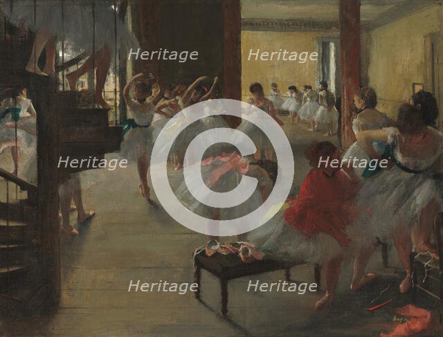 The Dance Class, c. 1873. Creator: Edgar Degas.