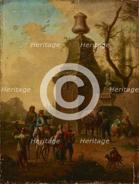 At the Spring, after 1720. Creator: Franz de Paula Ferg.