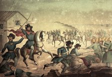 Battle of San Antonio in Uruguay, where Garibaldi participated.