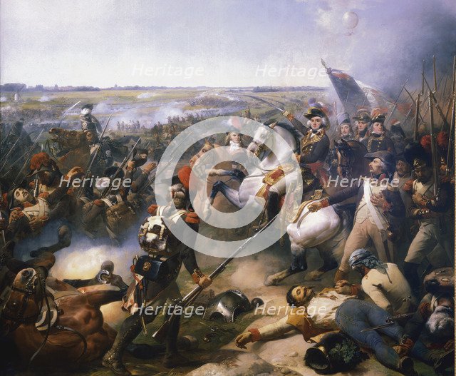 'Battle of Fleurus', 16 June 1794 (19th century). Artist: Jean-Baptiste Mauzaisse