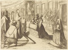 Marriage of Margaret of Austria and Philip III, 1612. Creator: Jacques Callot.