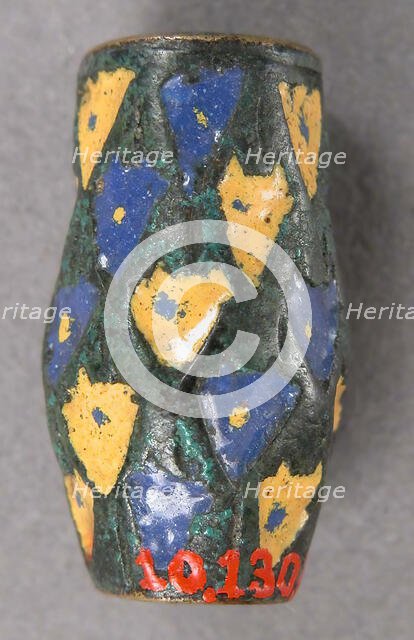 Bead, Coptic, 4th-7th century. Creator: Unknown.