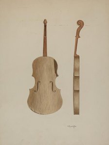 Violin, 1941. Creator: Cornelius Christoffels.