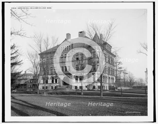 Hopkins Hall, Williams College, Mass., between 1900 and 1906. Creator: Unknown.