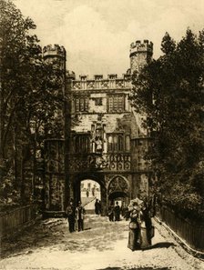 'Gateway of Trinity College, Cambridge', 1898. Creator: Unknown.
