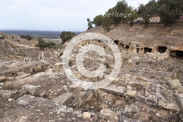 Libya, Cyrene, Necropolis, 2007. Creator: Ethel Davies.