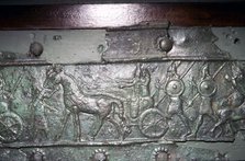 Balawat gates, Assyrian horsemen, 899 BC.  Artist: Unknown.