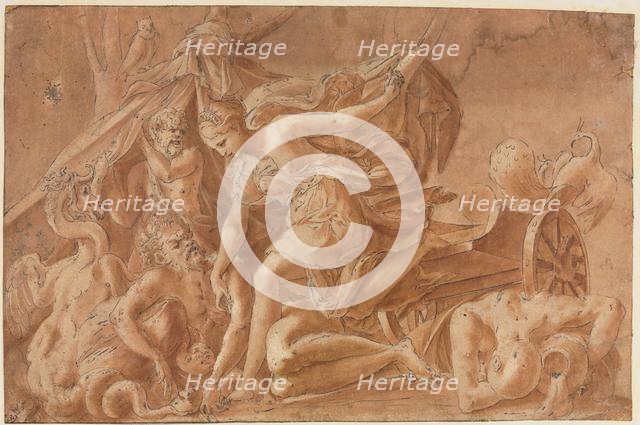 Copy after Primaticcio's Juno Awakening Sleep, after 1535. Creator: Unknown.