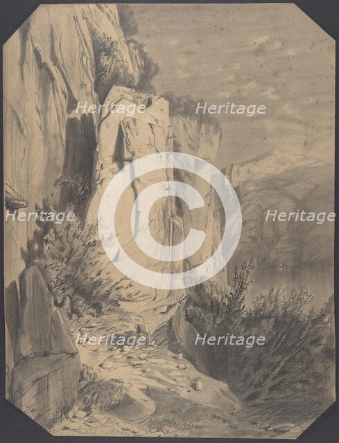 Forets et Montagnes., early to mid-19th century. Creator: Alexandre Calame.