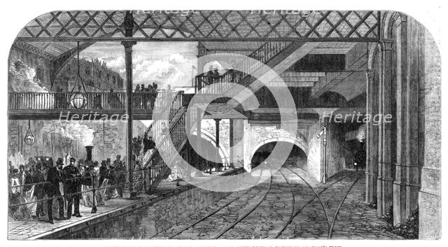... junction of the Midland, Great Northern, and Metropolitan Railways at King's-Cross, 1868. Creator: Unknown.