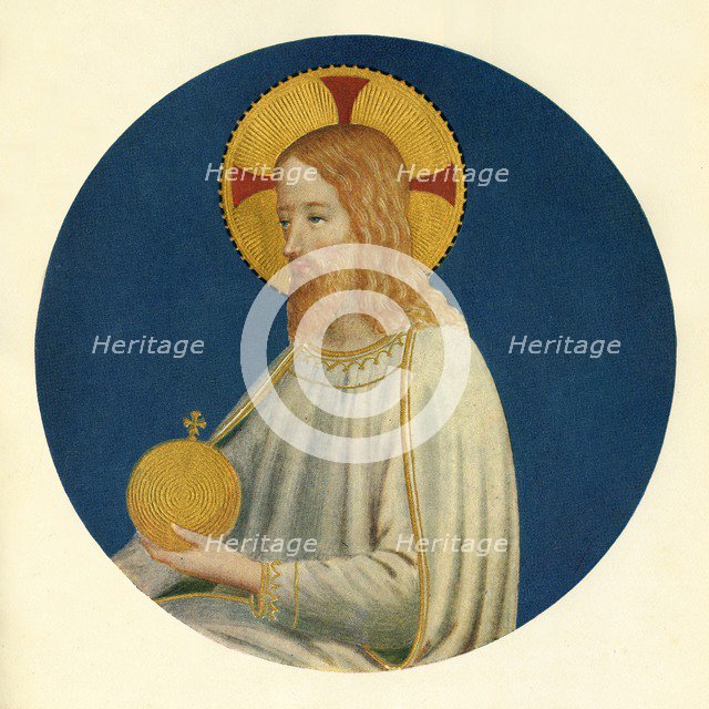 'A Figure of Christ', 15th century, (c1909). Artist: Fra Angelico.