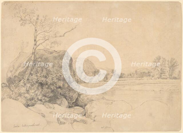 Saco, Looking Northwest, mid 1860s. Creator: Daniel Huntington.