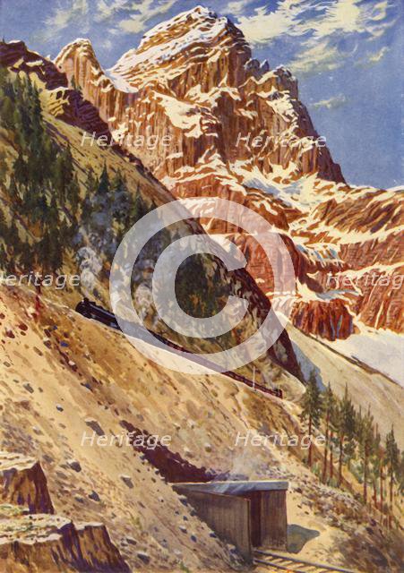 'The Spiral Tunnels on the Canadian Pacific Railway', c1948. Creator: Unknown.