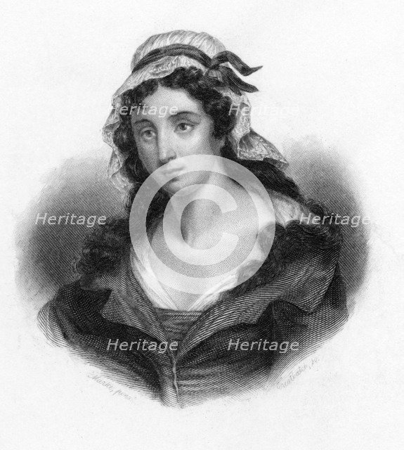 Charlotte Corday, murderer of French revolutionary Jean-Paul Marat, 1793. Artist: Unknown