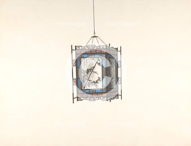 Hanging Lantern, 19th century. Creator: Anon.