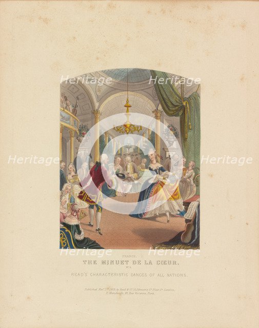 Minuet de la Cour, 1853.