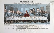'La Nouvelle Cene', Paris Commune, 1871. Artist: Anon