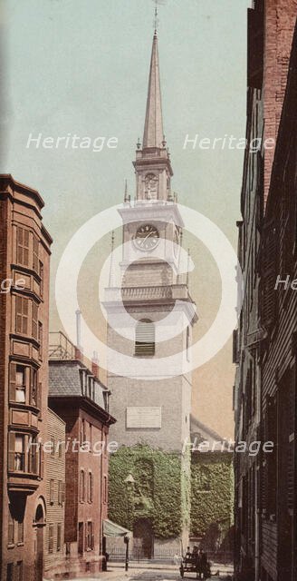 Church (Old North), Boston, ca 1900. Creator: Unknown.