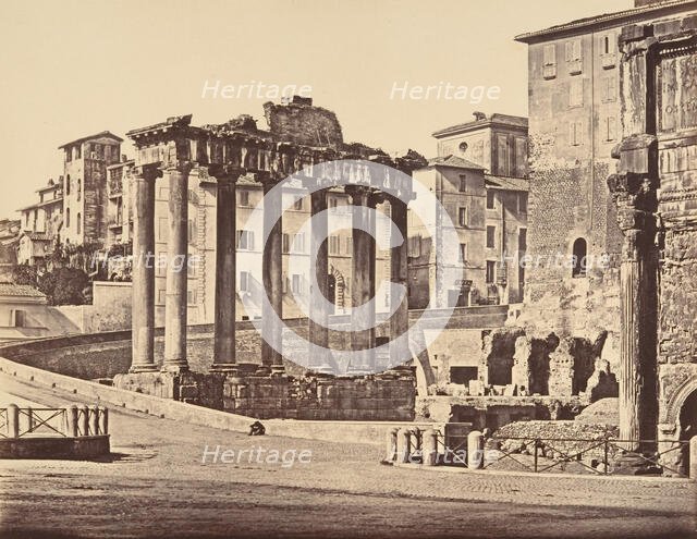 Tempio della Concordia, 1848-52. Creator: Eugène Constant.