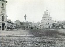 Okhotny Ryad (Hunting Row), Moscow, Russia 1880s. Artist: Unknown