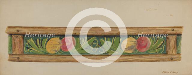 Painted Panel, c. 1938. Creator: Frank Gray.