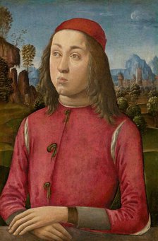 Portrait of a Youth, c. 1495/1500. Creators: Agnolo di Domenico di Donnino, Donnino di Domenico di Donnino.