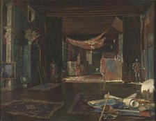 Atelier of the artist at Palazzo Pesaro degli Orfei. Creator: Fortuny y Madrazo, Mariano (1871-1949).