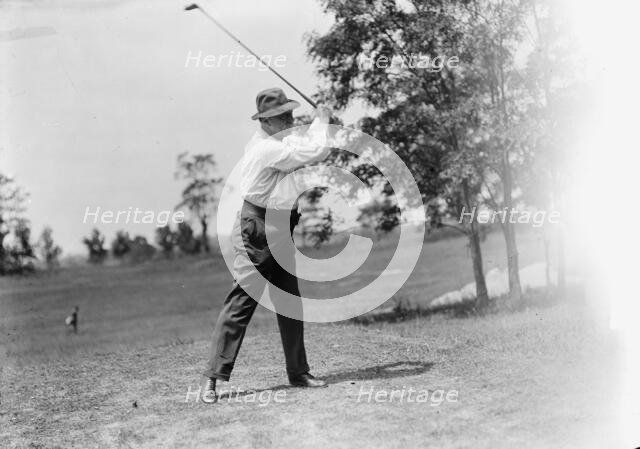 John Dalzell, Rep. from Pennsylvania, Golfing, 1911. Creator: Harris & Ewing.