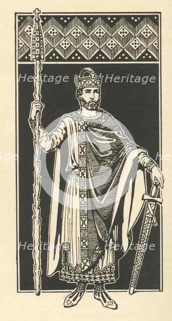 'The Emperor Henry II, The Holy (1002-1024)', 1924. Creator: Herbert Norris.