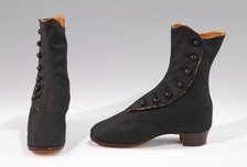 Boots, American, 1865-75. Creator: Unknown.