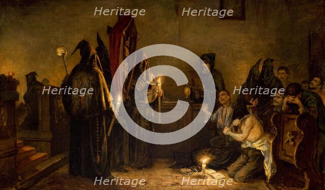 Flagellants, between 1860-1883. Creator: Emanuel Herncisz.