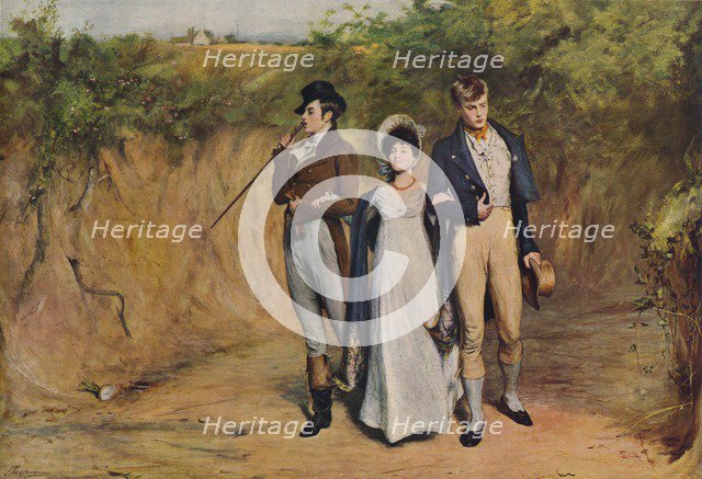 Two Strings To Her Bow, 1887, (1938). Artist: John Pettie