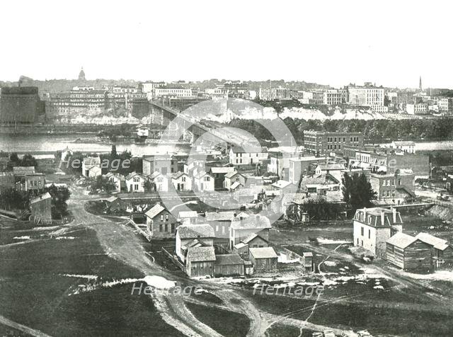 St Paul from the west, USA, 1895.  Creator: Unknown.