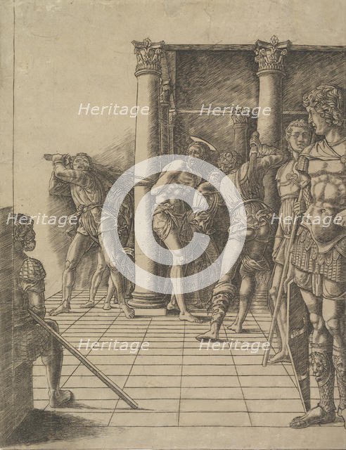 The Flagellation, with the Pavement, ca. 1475-80. Creator: Unknown.